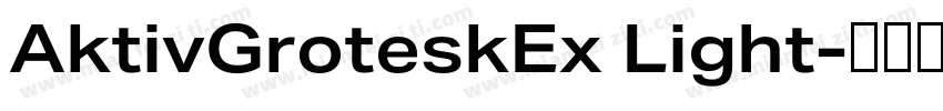 AktivGroteskEx Light字体转换